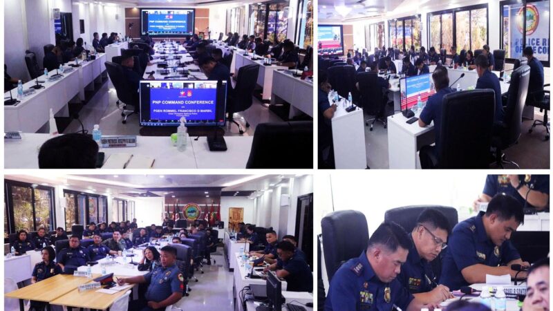 FIRST COMMAND CONFERENCE OF THE NEWLY INSTALLED CPNP PGEN ROMMEL FRANCISCO D. MARBIL
