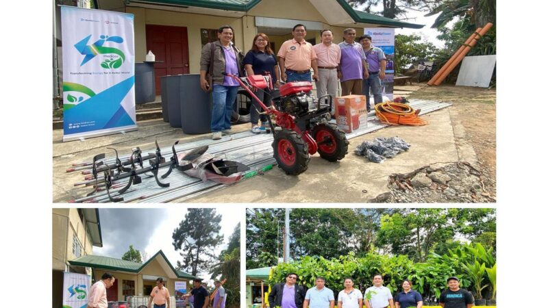 Hedcor boosts Sablan’s fruit basket with P620K farming equipment project