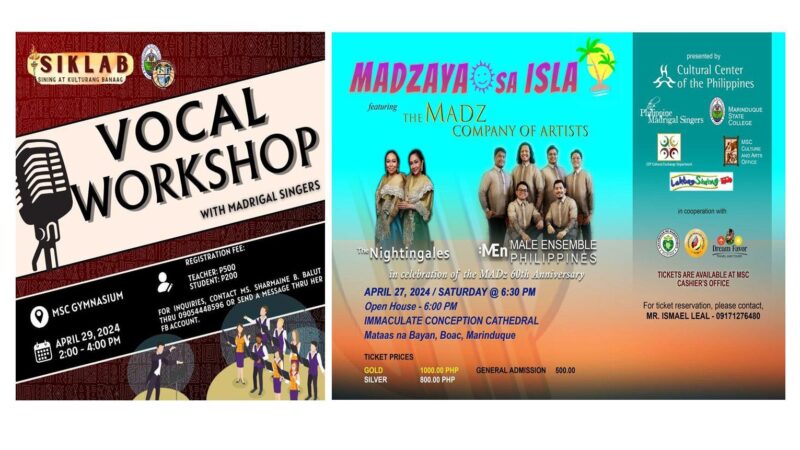 MADzaya sa Isla this April, CCP returns to conduct Outreach in Marinduque