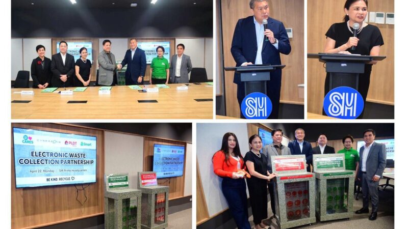 SM Cares, PLDT, and Smart join hands to promote responsible e-waste disposal