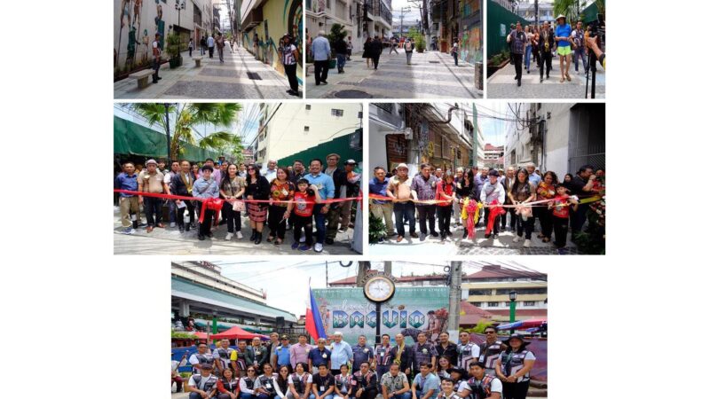THE FIRST ‘LIVING STREET’ IN BAGUIO COMES ALIVE