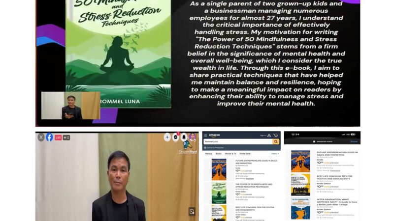 Mga Libro at Website nilunsad tungkol sa Pagnenegosyo, Pagtatagumpay at Kabataan