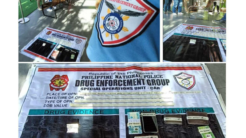 MINDANAO DRUG COURIER CAUGHT IN BAGUIO BUS TERMINAL
