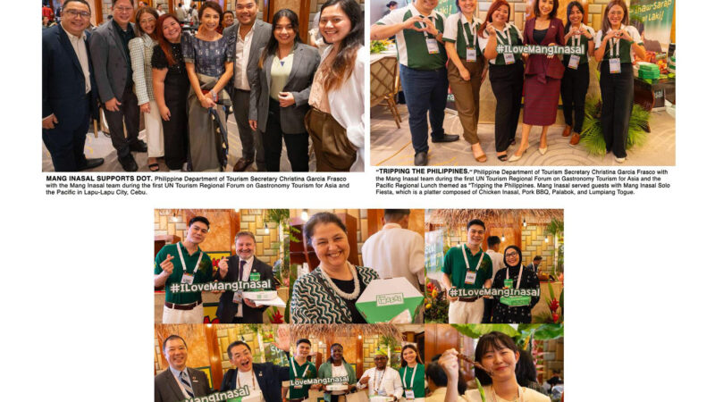 Mang Inasal delights international guests with Ihaw-Sarap treats in the 1st UN Tourism Forum