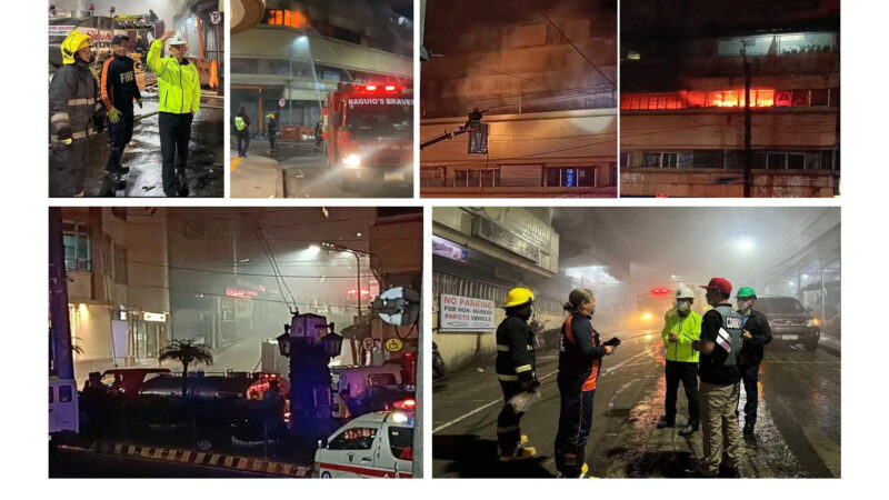 Sunog sa Maharlika Livelihood Complex, tinupok ang ikatlong palapag