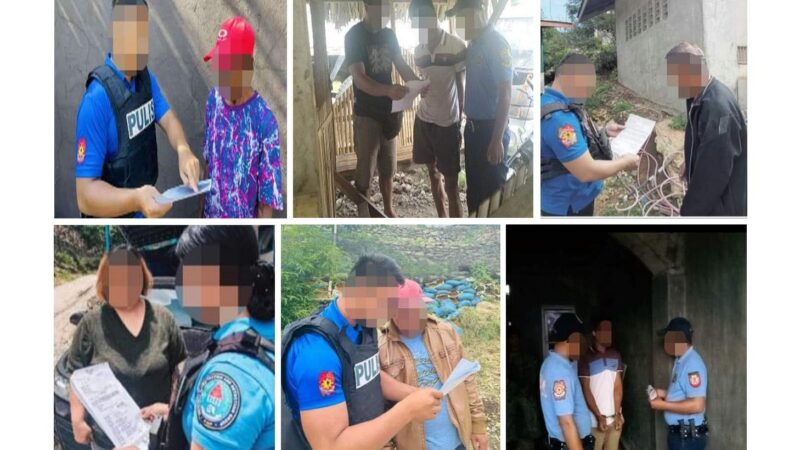 PRO-CAR’s INTENSIFIED MANHUNT OPS YIELD SIX WANTED PERSONS