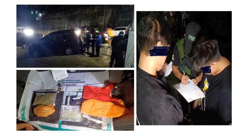 2 SUSPEK ARESTADO SA PAGBEBENTA NG ILEGAL NA DROGA SA SEMENTERYO NG BAGUIO CITY.              