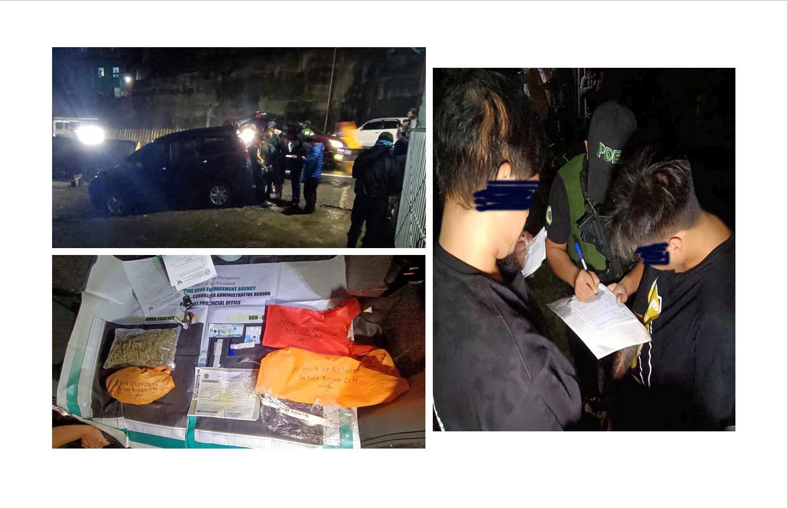 2 SUSPEK ARESTADO SA PAGBEBENTA NG ILEGAL NA DROGA SA SEMENTERYO NG BAGUIO CITY.