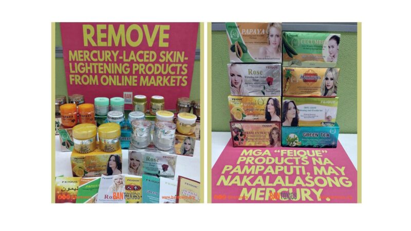 BAN Toxics Calls On Shopee To Remove Mercury-Laced “Feique” Whitening Products From Its Platform, Uphold Ban