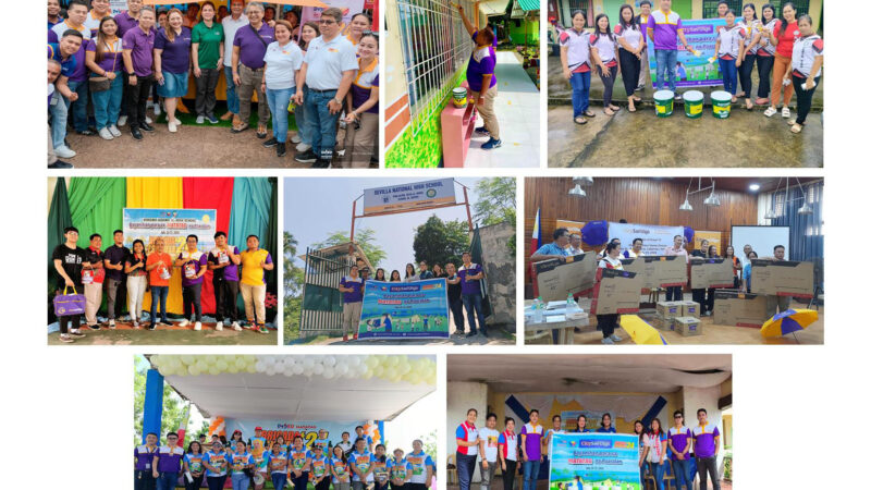 CitySavings Helps Keep the Bayanihan Spirit Alive Through Brigada Eskwela