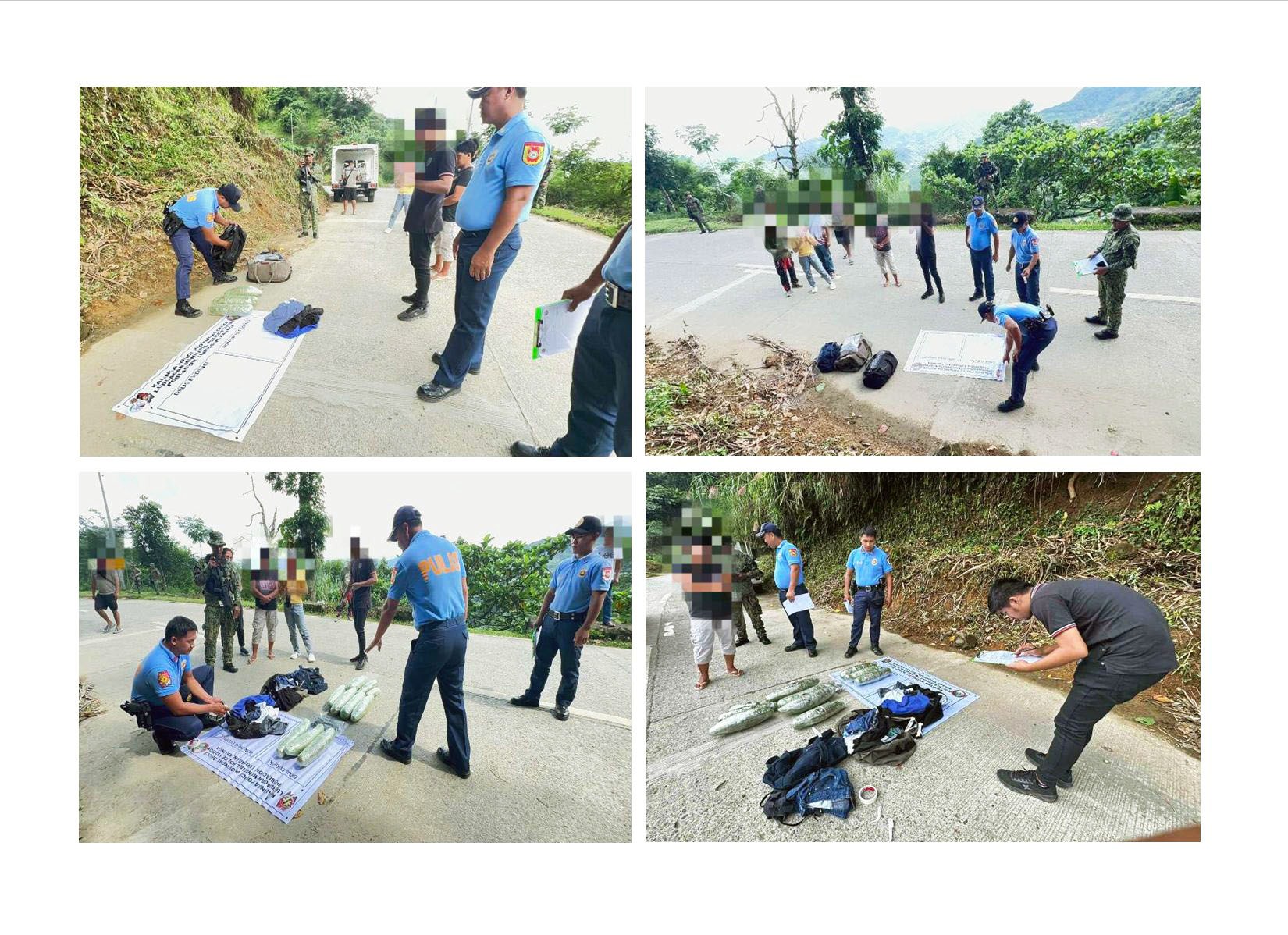 KALINGA COPS DISCOVER P1.4-M WORTH OF MARIJUANA ABANDONED ALONG ROADSIDE
