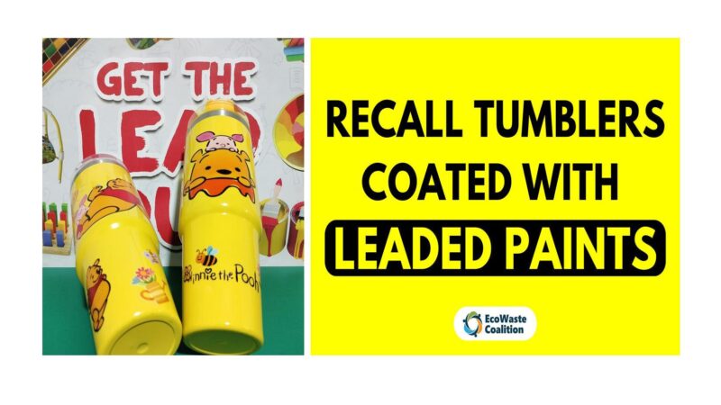 Warning Out on Cute but Toxic Winnie the Pooh Water Tumbler