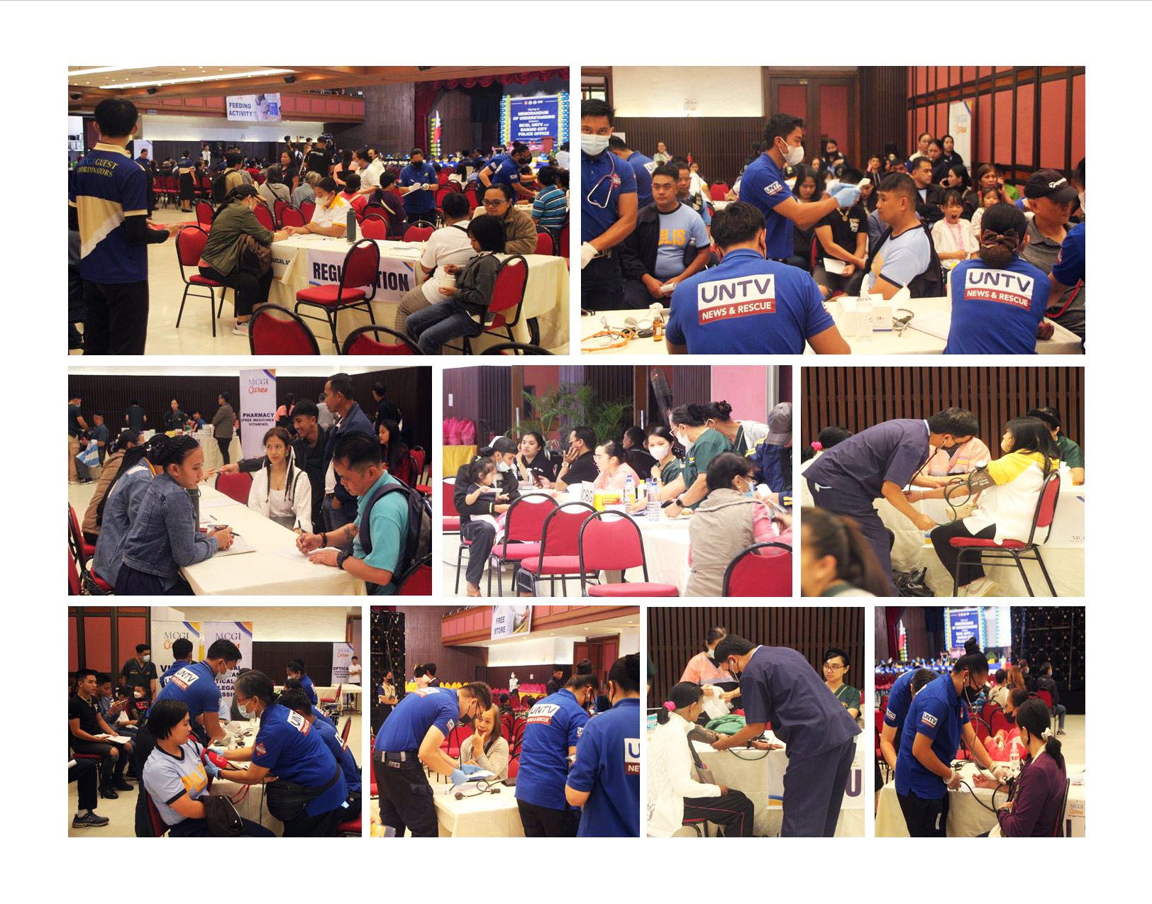MCGI conducted medical mission to Baguio City Police Office with their families.