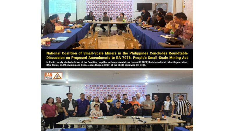 Miners Coalition Finalizes Proposed Amendments to People’s Small-Scale Mining Act