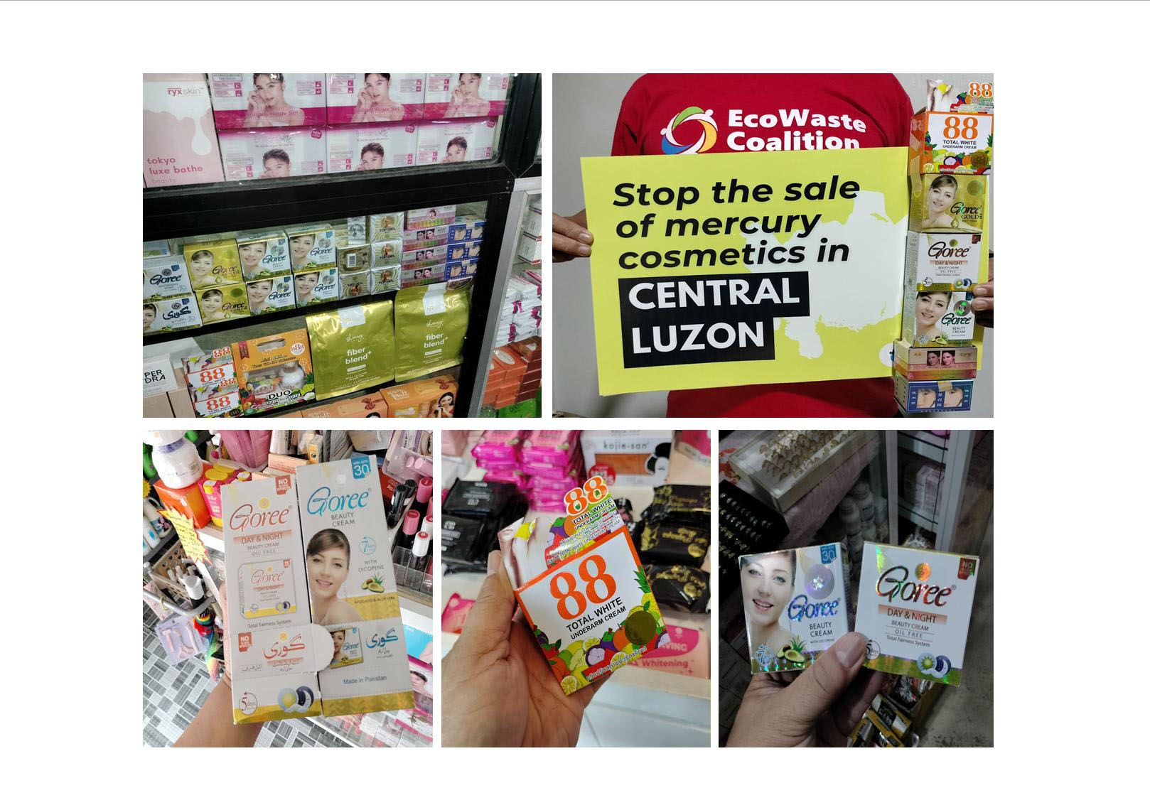 EcoWaste Coalition Exposes Trade of FDA-Flagged Mercury Cosmetics in 16 Towns in Central Luzon