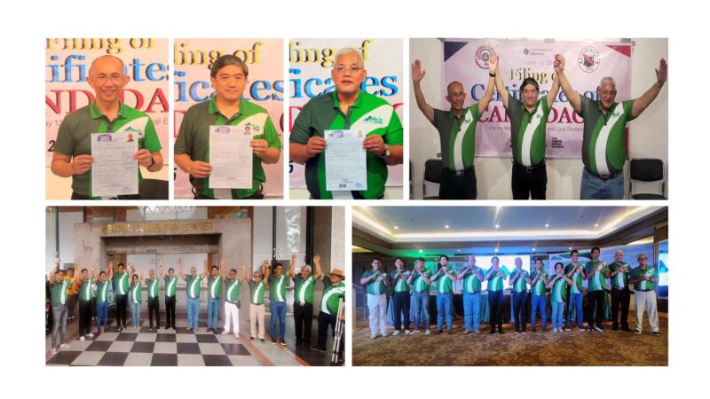 Mayor Benjie Magalong files Certificates of Candidacy for a Final Term as Baguio City Mayor with Good Governance Alliance