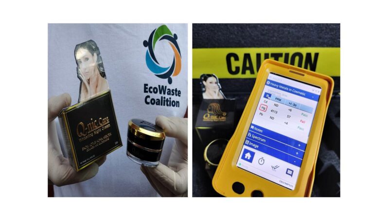 EcoWaste Coalition Detects Toxic Mercury in Thai-Made Whitening Cream Sold Online