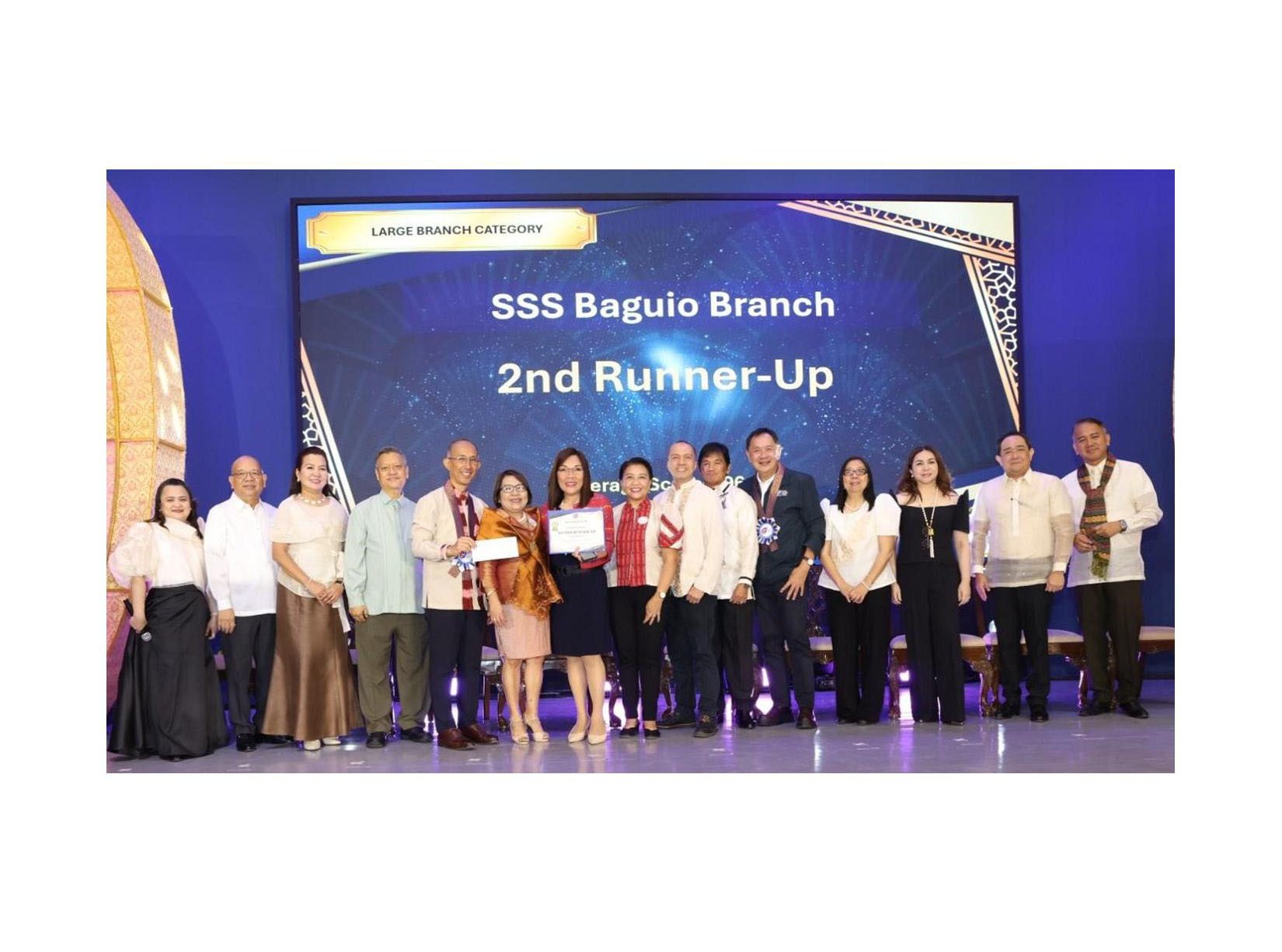SSS Baguio recognized as a quality workplace achiever