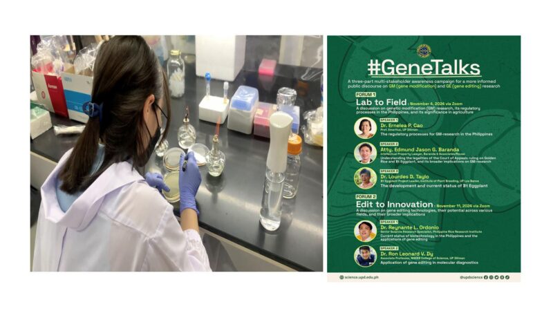 UPD-CS Launches Awareness Campaign on Genetic Modification and Gene Editing Research