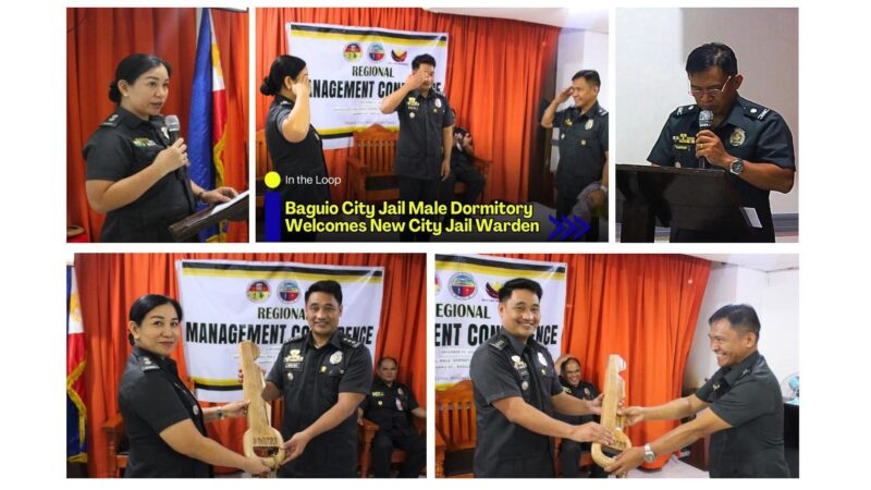 Baguio City Jail Male Dormitory welcomes new City Jail Warden