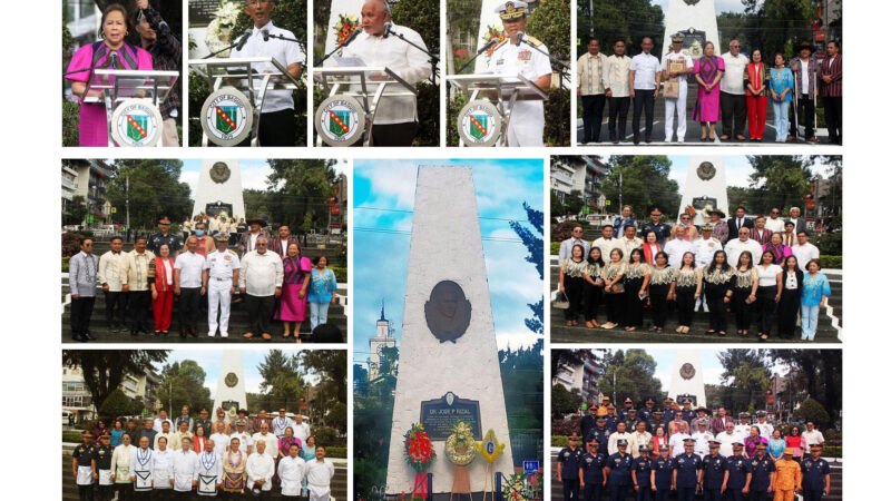 Pag gunita sa ika-128 anibersaryo ng kabayanihan ni Rizal