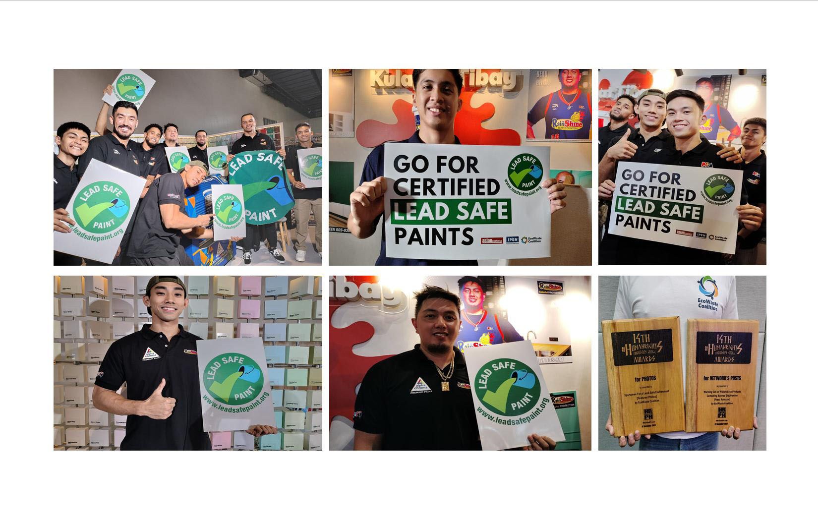 Photos of Basketball Players Endorsing Lead-Safe Paints for Children’s Health Win Human Rights Award