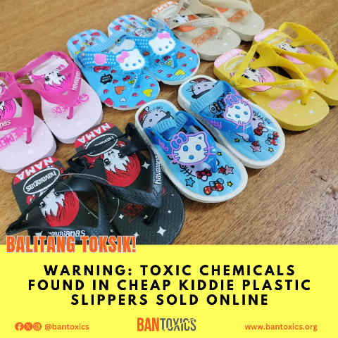 Toxic watchdog warns against kiddie slippers with harmful chemicals that pose serious risks to children