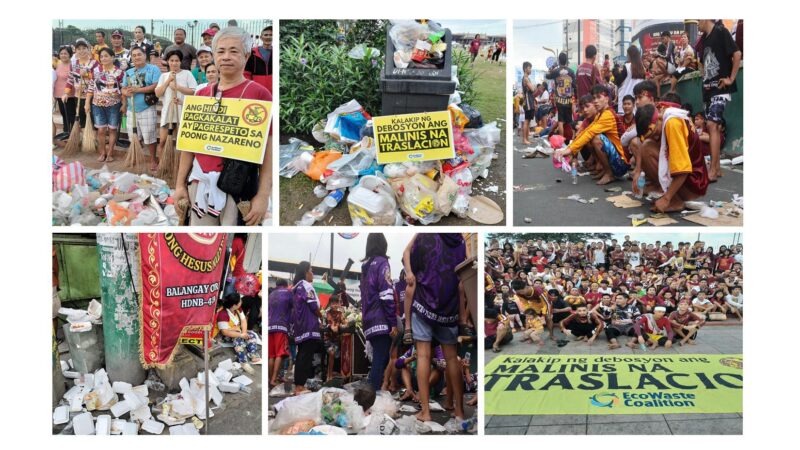 EcoWaste Coalition Laments Out of Control Littering in Traslacion 2025