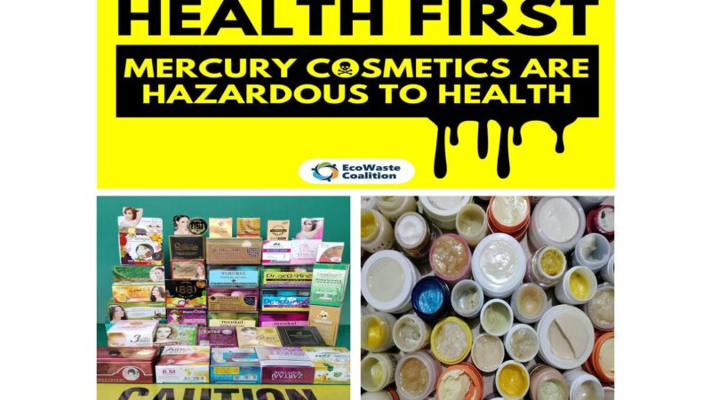 EcoWaste Coalition Bares List of 35 Skin Lightening Products Contaminated with Toxic Mercury, Calls for Concerted Action in 2025 to Break the Illegal Trade