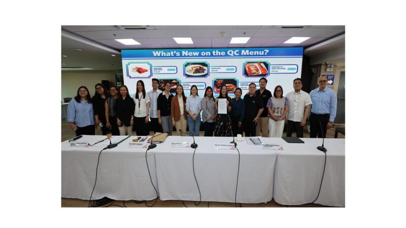 QC MAYOR BELMONTE SIGNS RULES REQUIRING QC RESTAURANTS TO DISPLAY CALORIE COUNTS