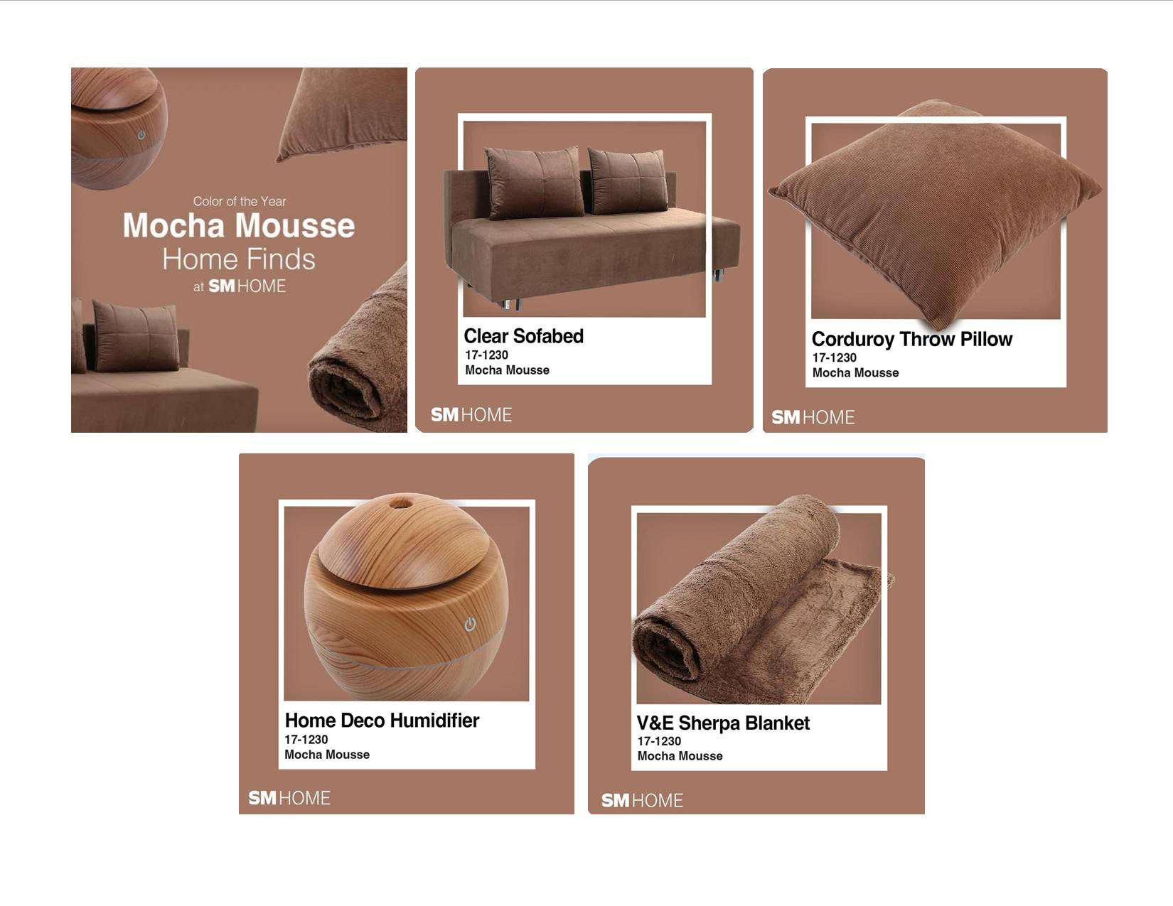 Mocha Mousse Home Finds at SM Home