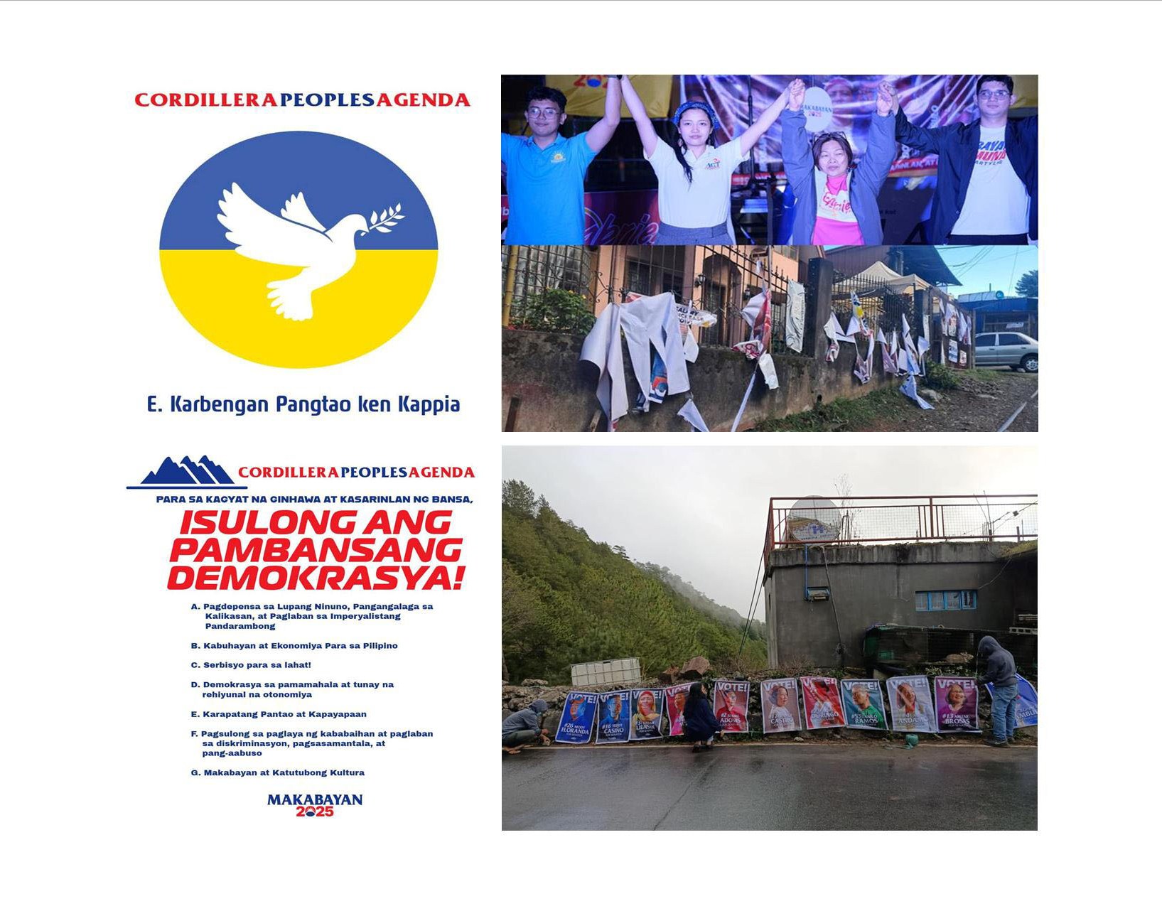 MAKABAYAN LAUNCHES CAMPAIGN IN CORDILLERA, CALLS OUT RED-TAGGING AND POSTER “CRACKDOWN”