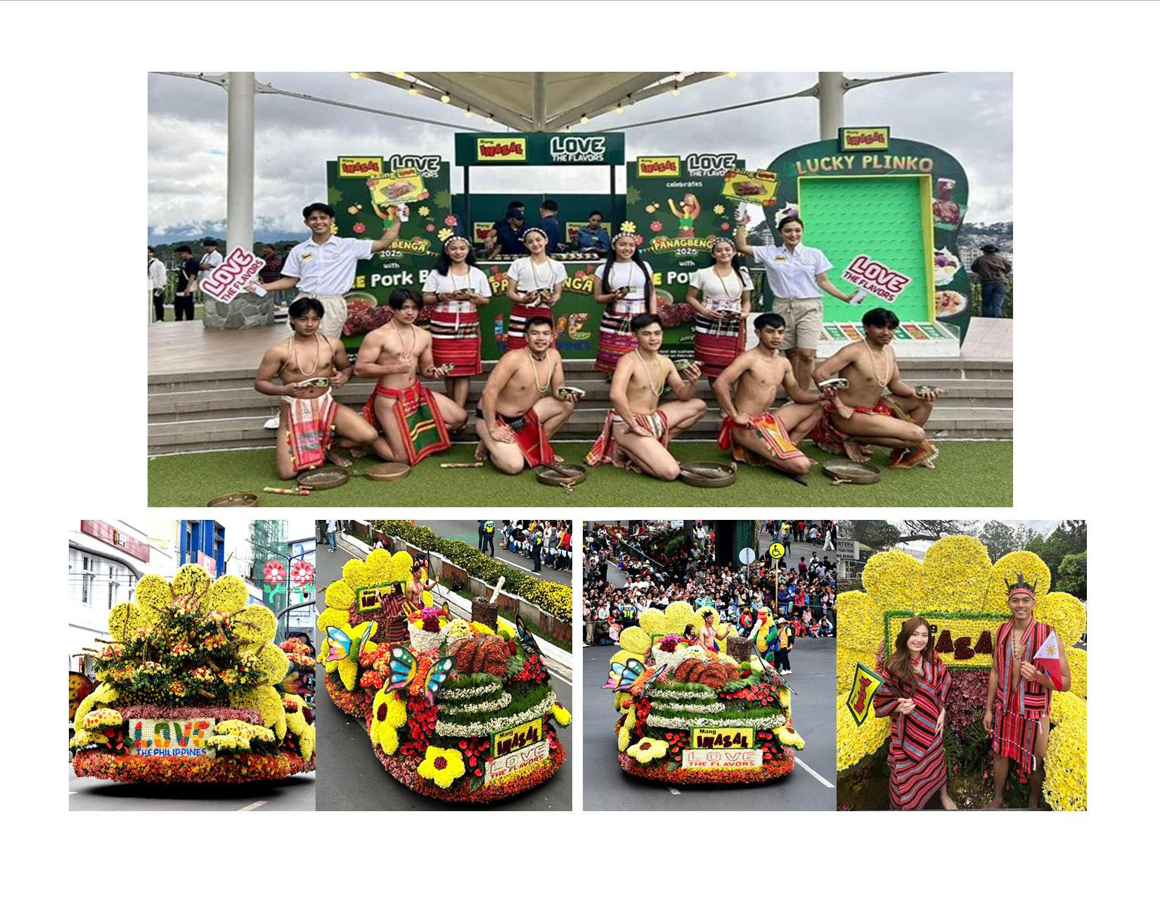 Mang Inasal blooms at the 2025 Panagbenga Festival