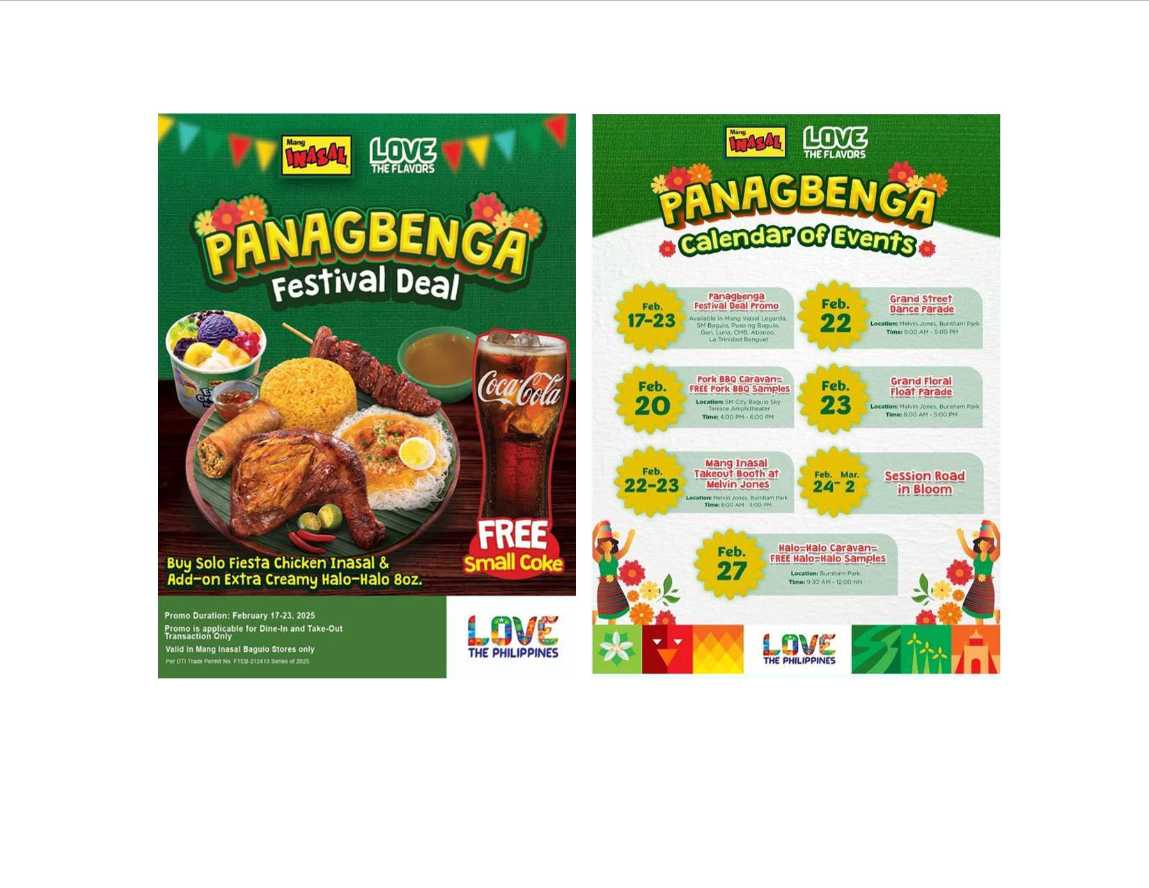 Mang Inasal, “LOVE THE FLAVORS” Celebrating PANAGBENGA Festival in Baguio City