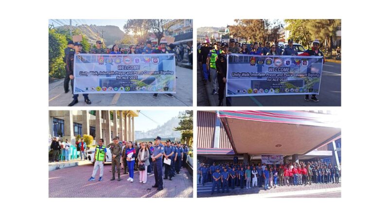 CABALYERO COPS spearhead the Unity Walk, Interfaith Prayer Rally and Peace Covenant