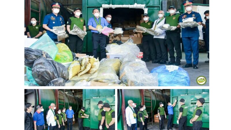 PDEA DESTROYS ₱5.32 BILLION WORTH OF DANGEROUS DRUGS IN CAVITE