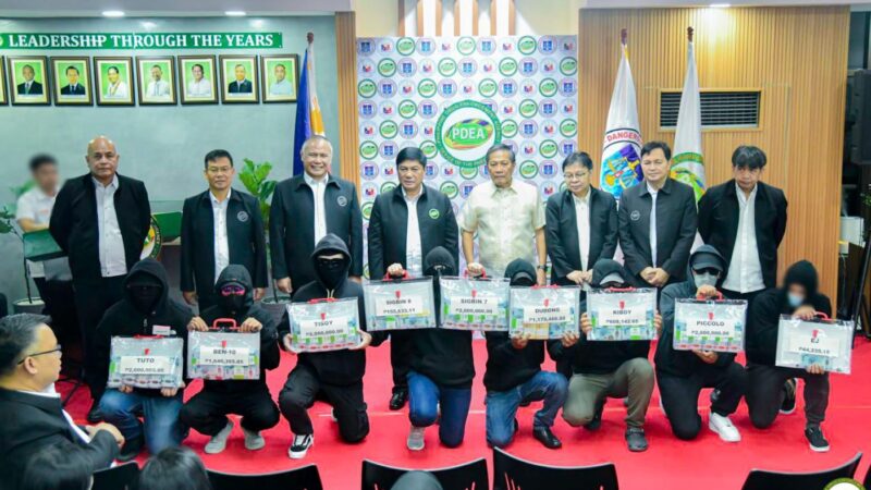 Vigilance Pays Off: PDEA Releases P11.6M Reward to 8 Civilian Informant