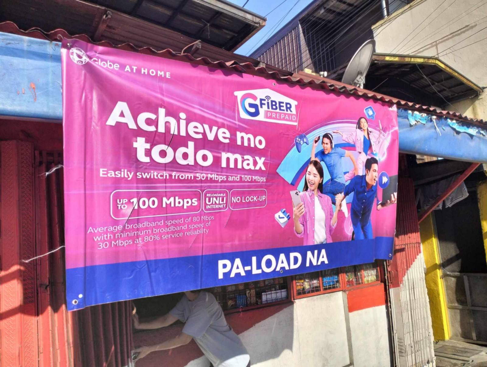 Globe GFiber Prepaid load now available at your suking tindahan