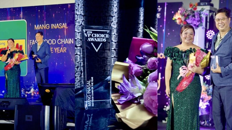 Mang Inasal wins Fast Food Chain of the Year at 6th VP Choice Awards