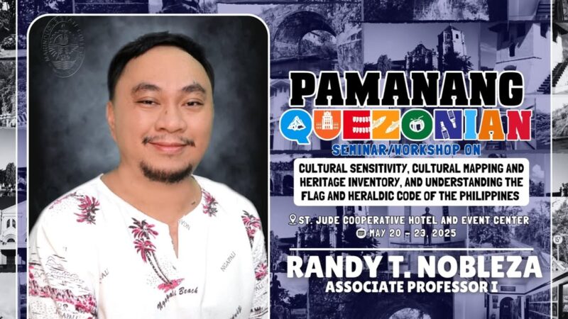 Pamanang Quezonian, tampok ang Flag at Heraldic Code kasama ang Cultural Sensitivity, Cultural mapping at Heritage inventory