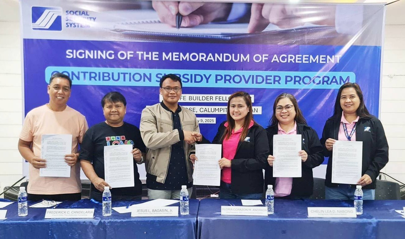 Life Builder Fellowship to subsidize the SSS contributions of church volunteers
