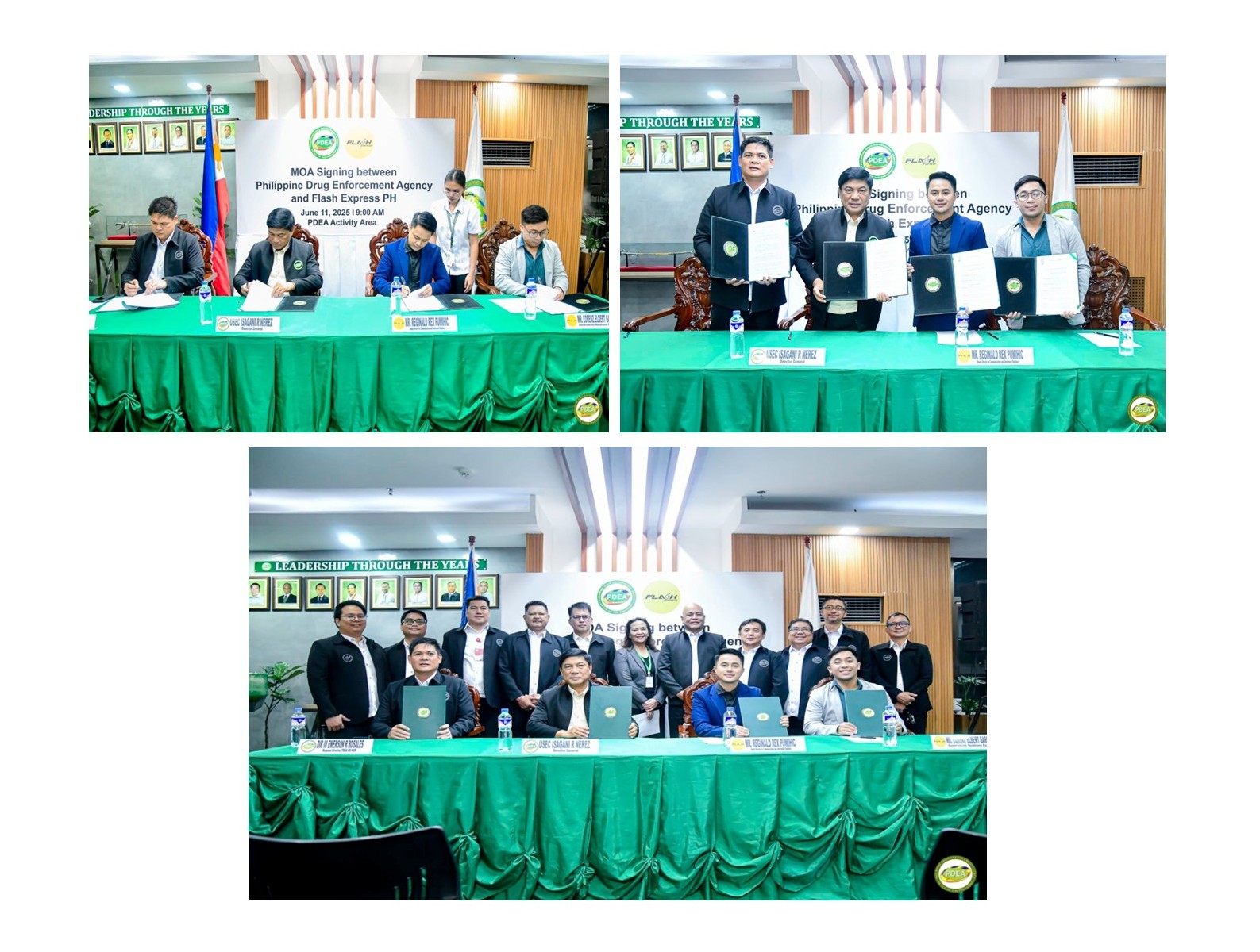 PDEA pumirma ng isang kasunduan kasama ang Flash Express