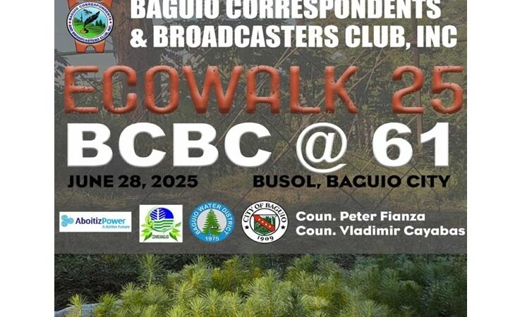 Baguio Media Group celebrates its 61st year anew with an eco-walk
