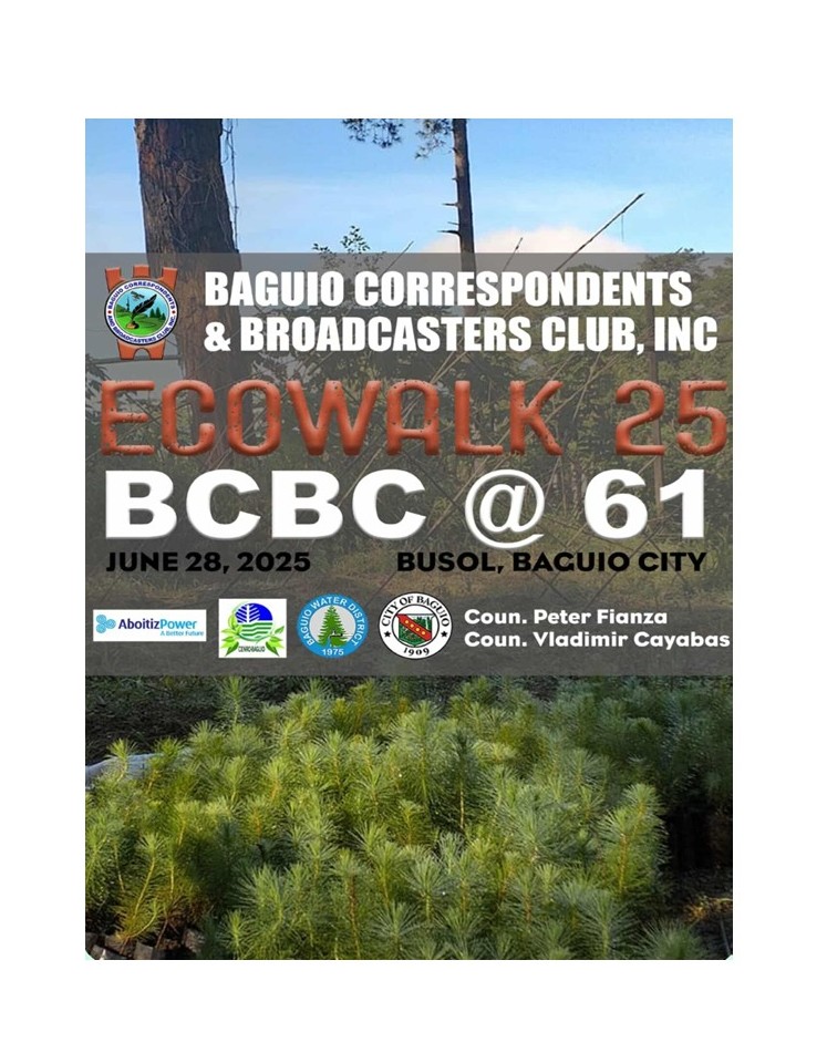 Baguio Media Group celebrates its 61st year anew with an eco-walk