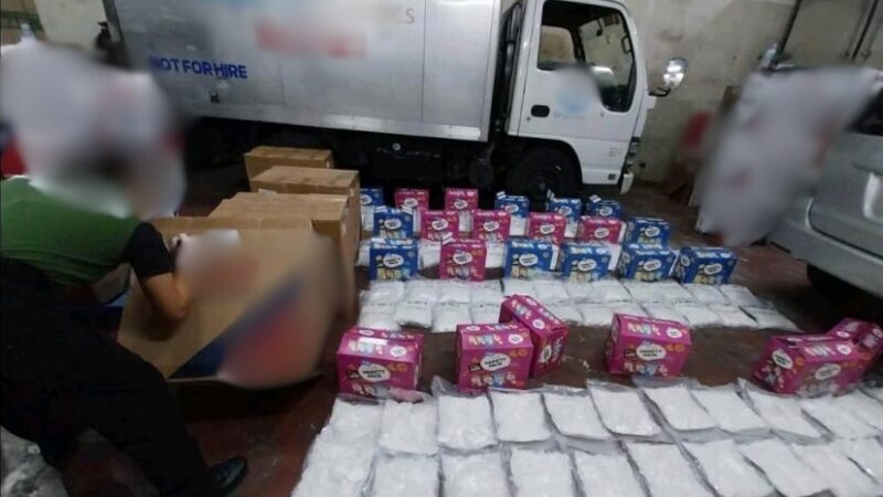 Interdiksiyon Tagumpay: Nakumpiska ng PDEA ang mahigit P800 milyong halaga ng Shabu na nakatago sa mga kahon ng pang-meryenda mula sa California