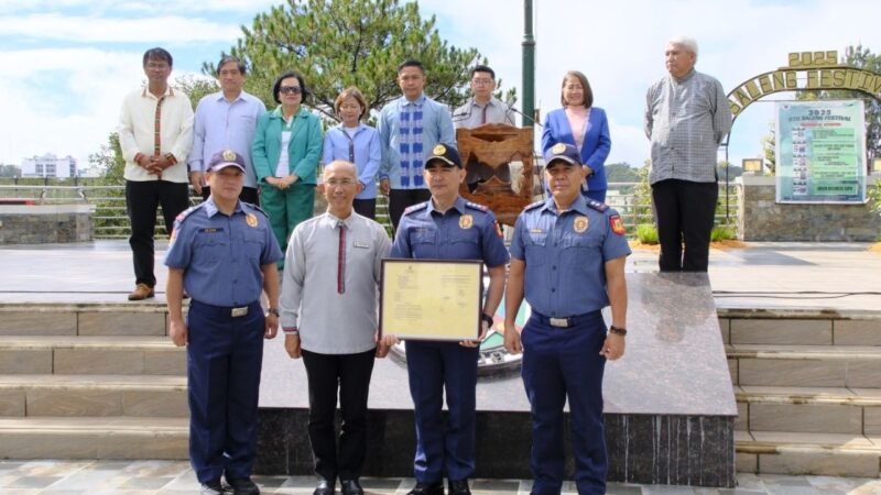 CITY COMMENDS BAGUIO CITY POLICE OFFICE