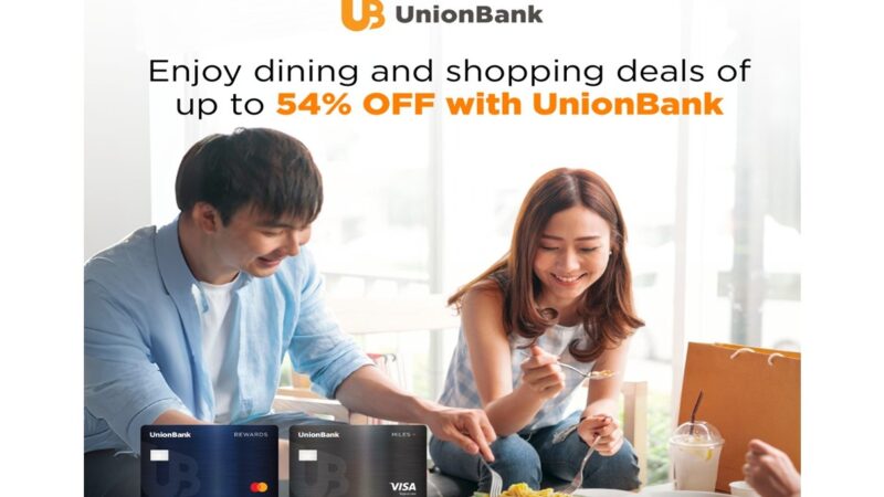 Get Dining & Shopping Deals of Up to 54% Off with UnionBank!