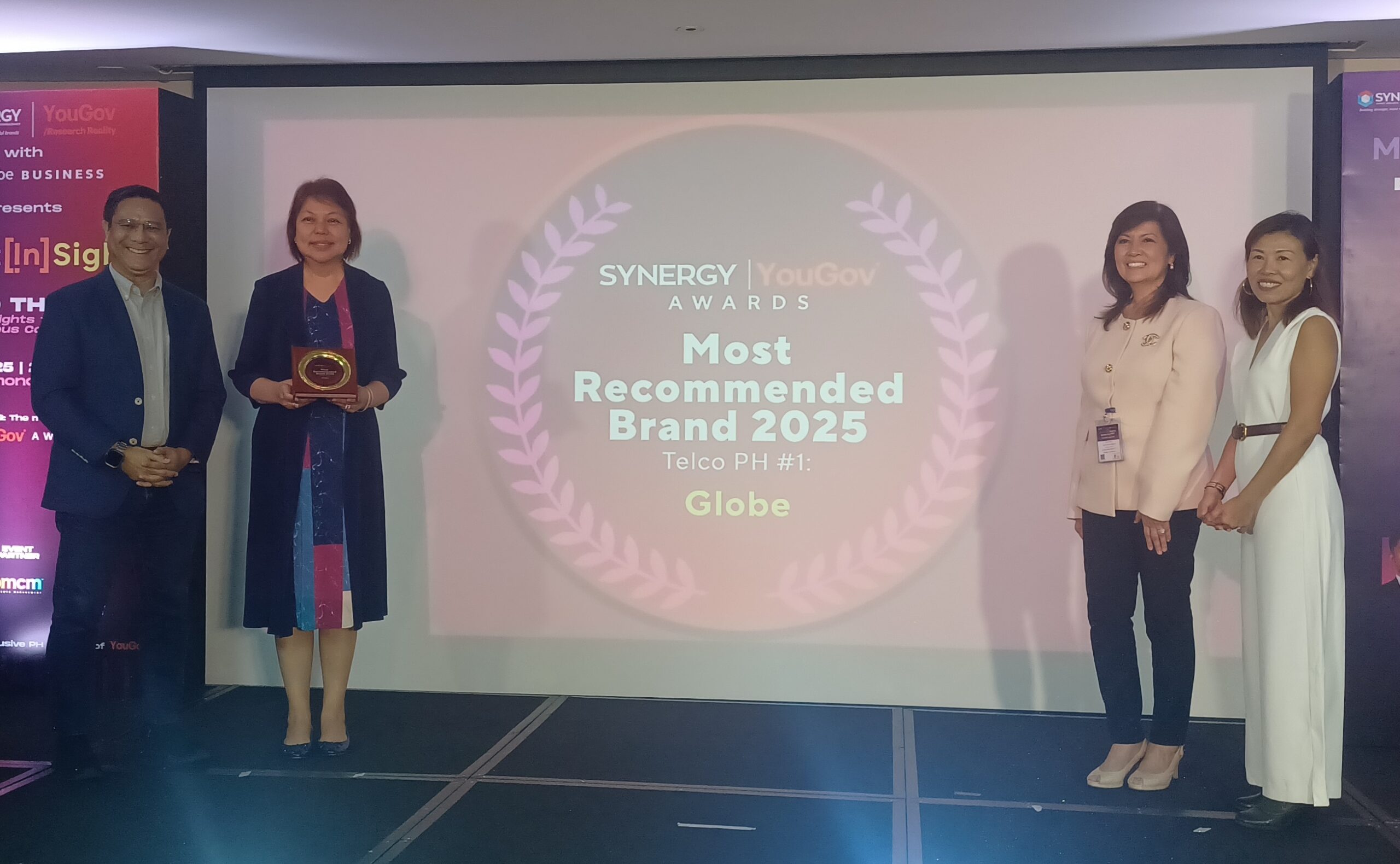 Globe is most recommended telco brand in PH for 2025 – SYNERGY/YouGov