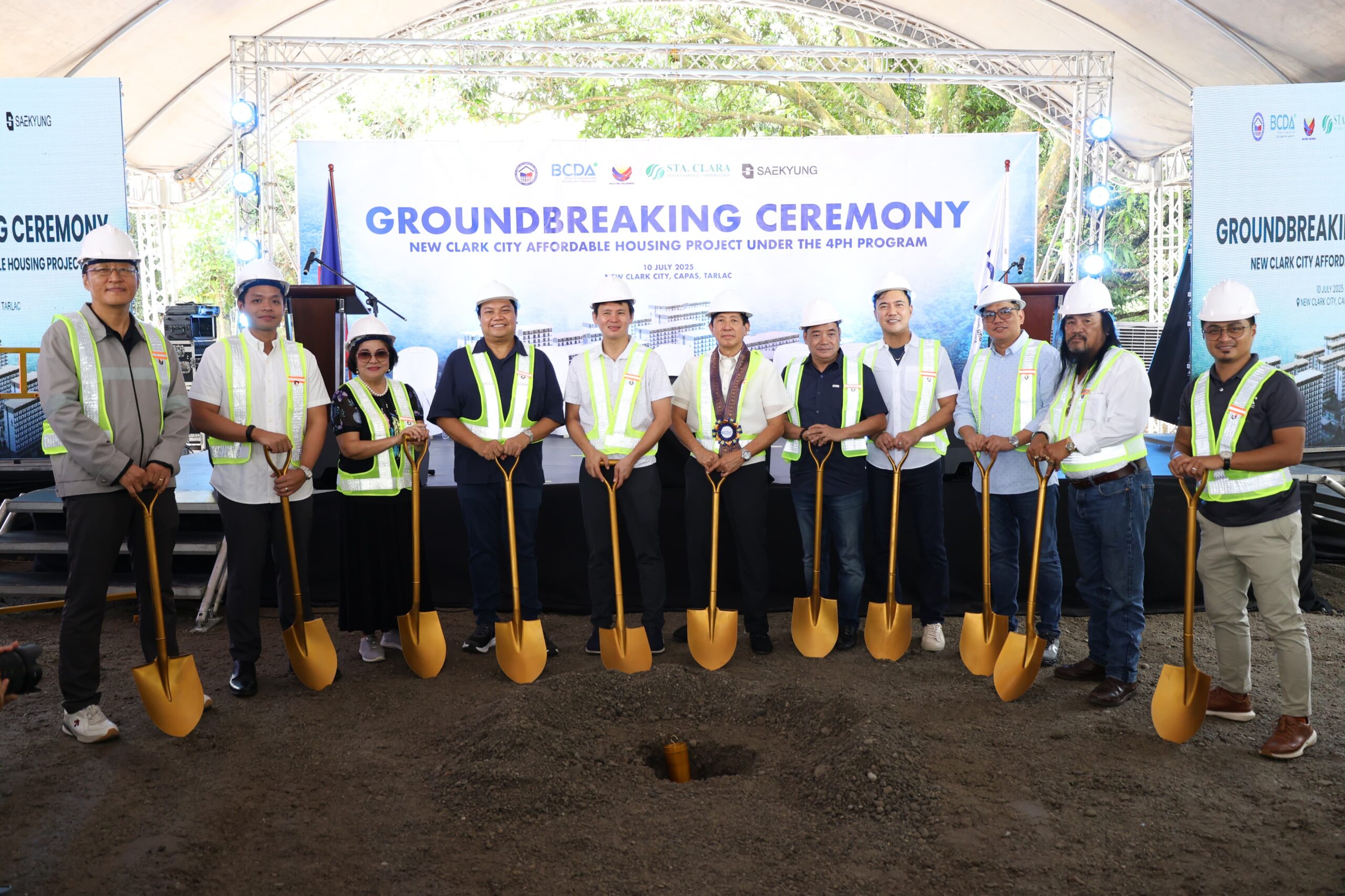 BCDA breaks ground on New Clark City affordable housing under PBBM’s 4PH