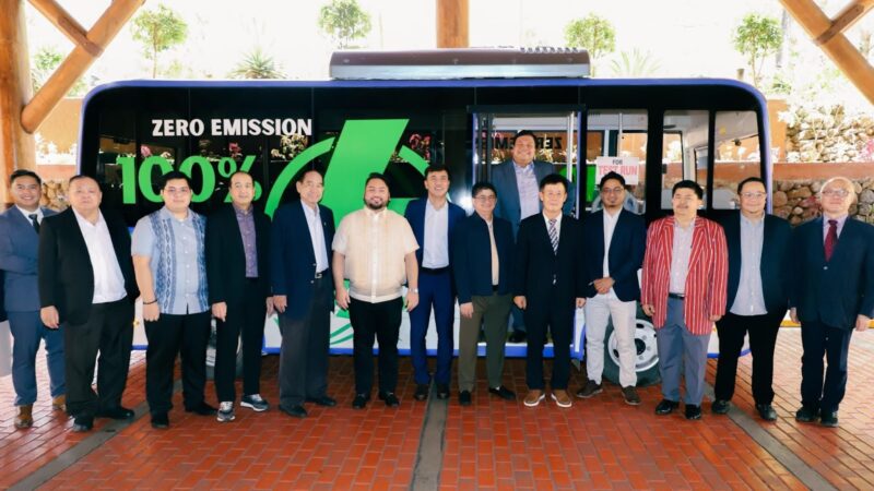 Camp John Hay to launch trial run for EV shuttle service; Free rides are available during the trial period